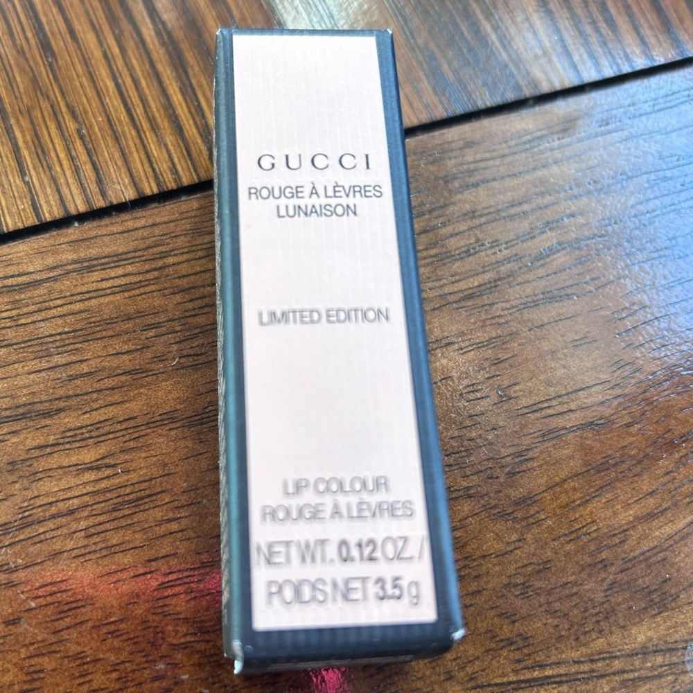 Gucci Rouge à Lèvres Lunaison Lipstick505 Janet RustLimitedEditionGoldShimmerNIB - Picture 3 of 9